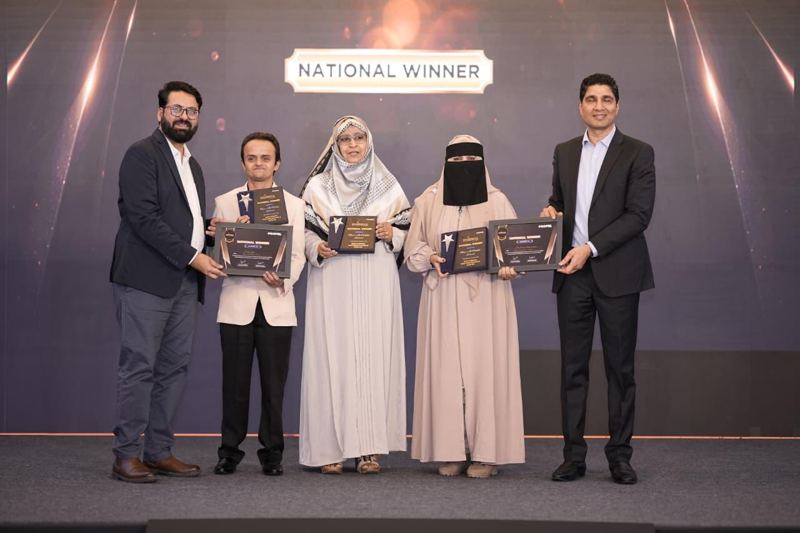 Al-Khair team at the Propel Shiksha Awards