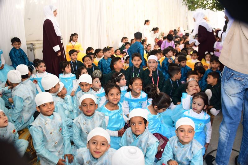 Al-Khair Academy students together at a school celebration